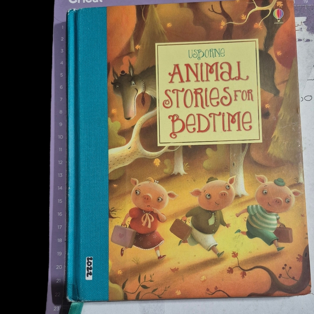 Born Animal Stories for Bedtime Book - Teal and Multicolor